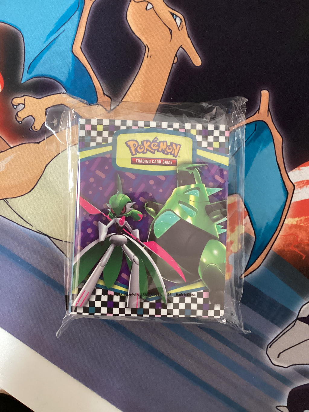 Mini Portfolio Pokémon con artwork Tempo Passato e Tempo Futuro