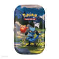 Mini Tin Pokémon Ascesa Eroica in metallo con artwork ufficiale e bustine espansione