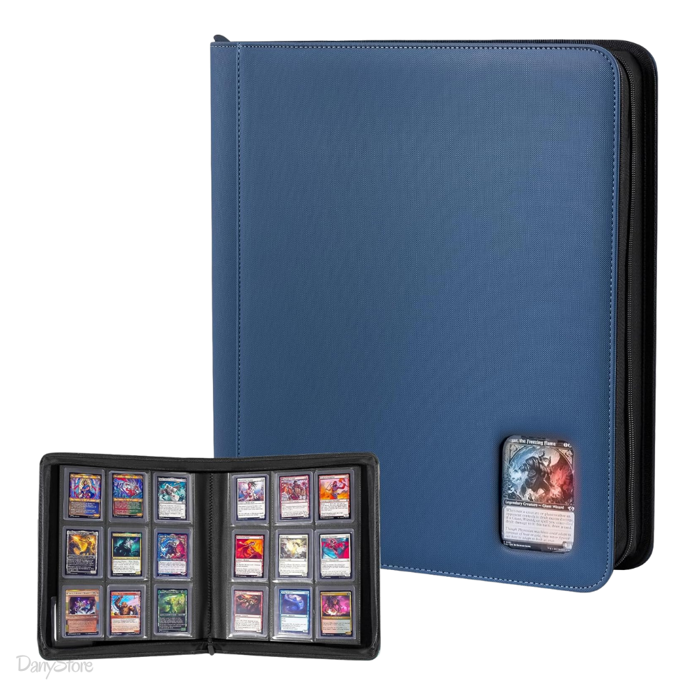 Album ProCase per Toploader a 9 tasche colore Blu