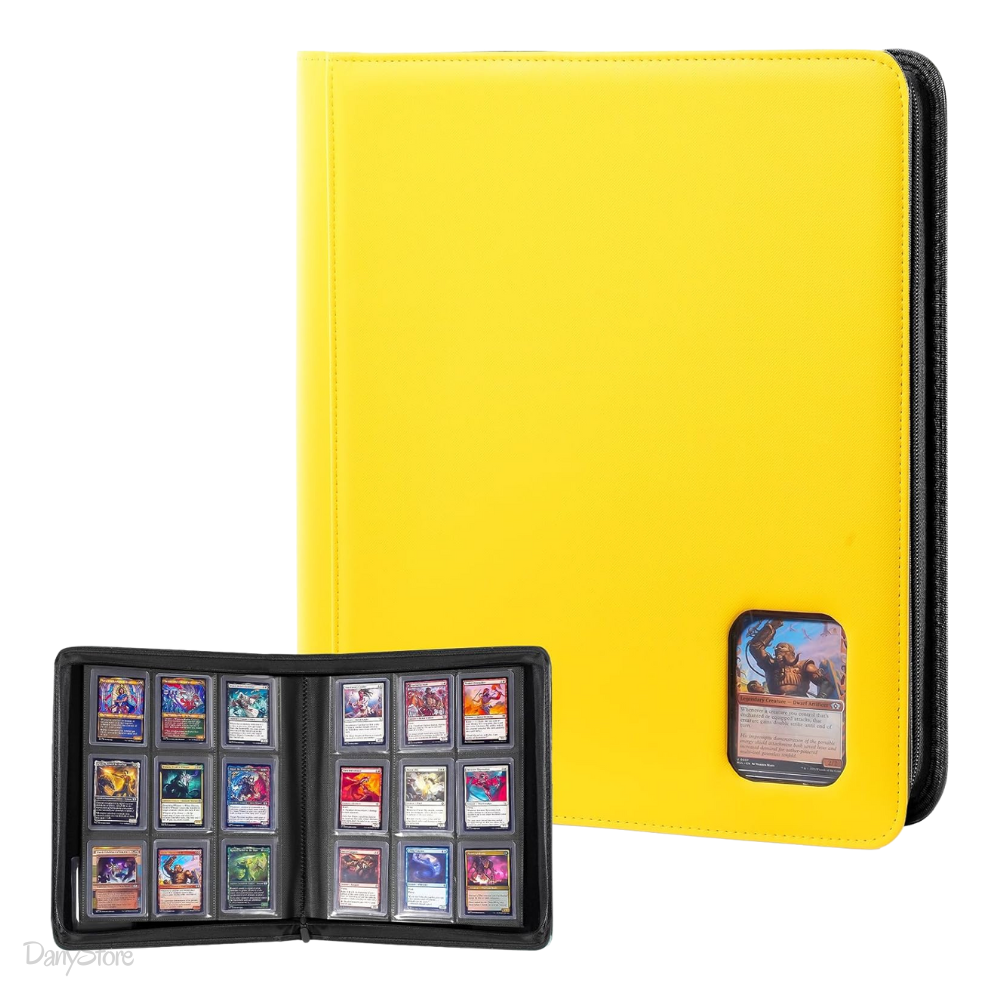 Album ProCase per Toploader a 9 tasche colore Giallo 