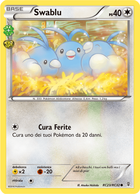 RC23-RC32 Swablu Comune GEN Generazioni ITA EXCELLENT