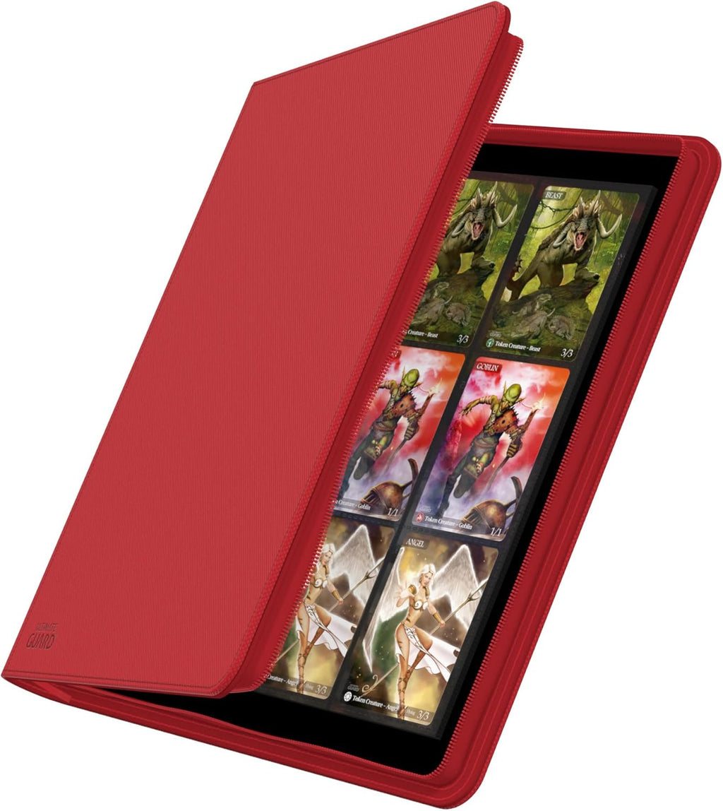 Album Ultimate Guard QuadRow Zipfolio 480 12 tasche colore Rosso