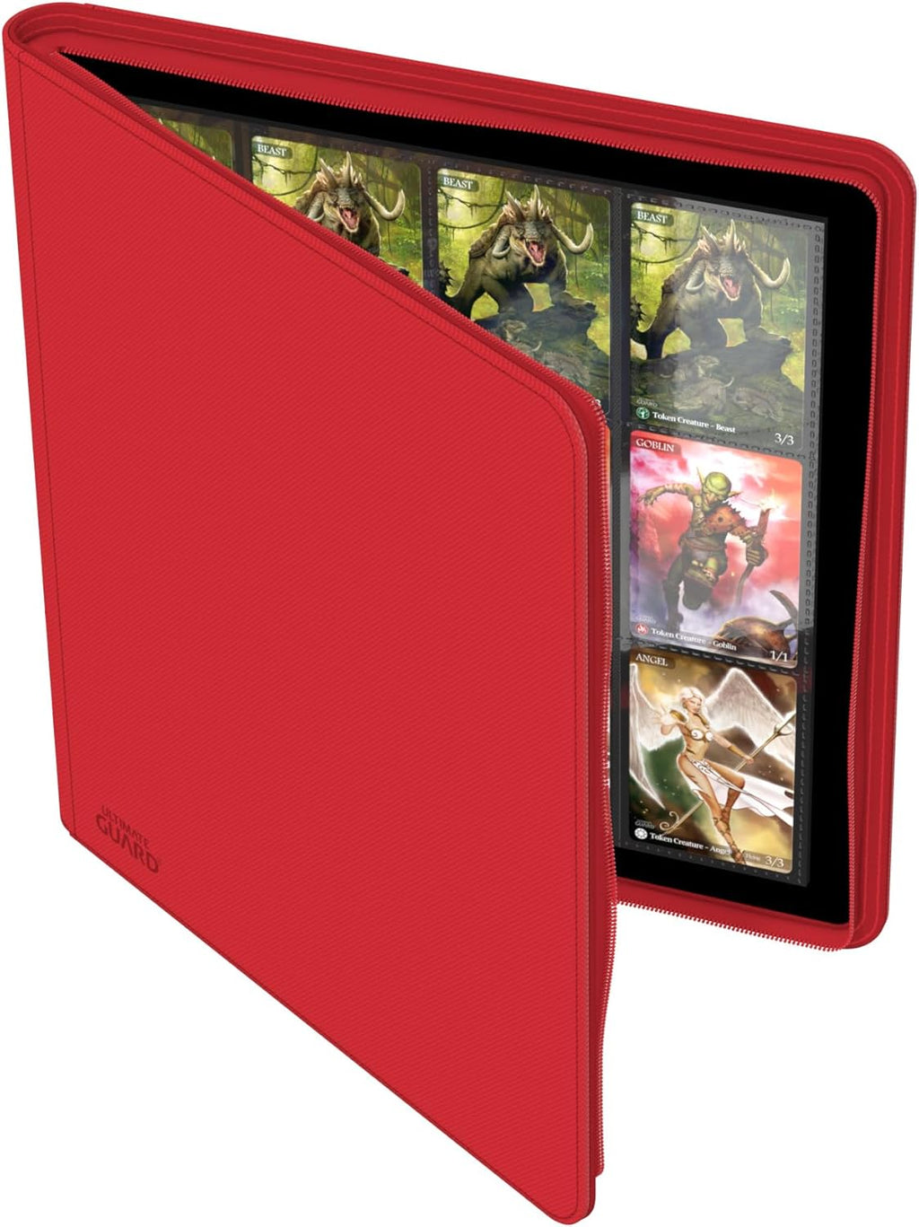 Album Ultimate Guard QuadRow Zipfolio 480 12 tasche colore Rosso
