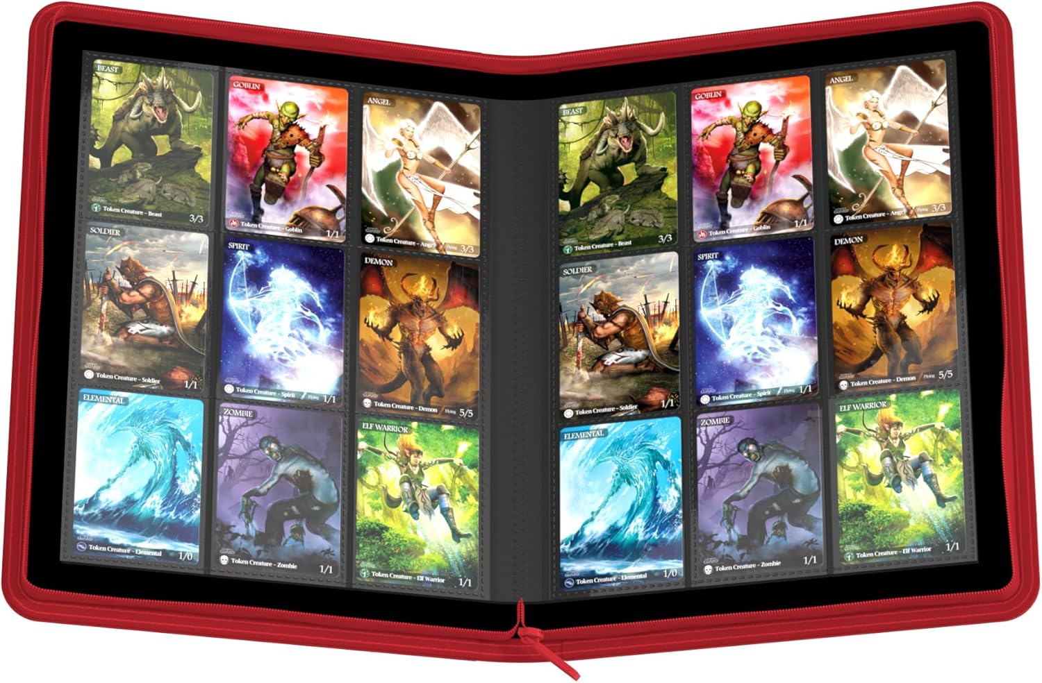 Album Ultimate Guard Zipfolio 360 9 tasche colore Rosso