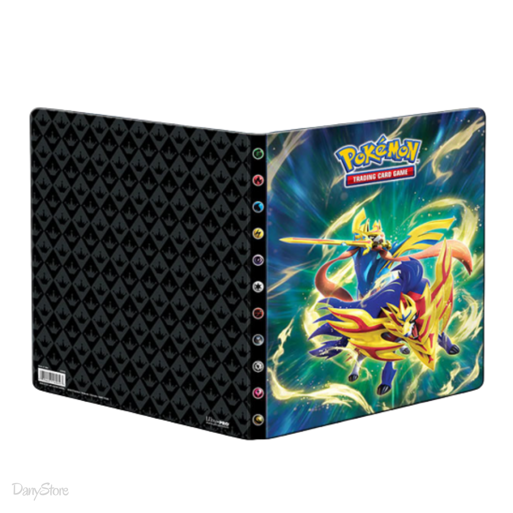 Portfolio Ultra Pro 9 Tasche Pokémon Spada e Scudo con Zacian e Zamazenta