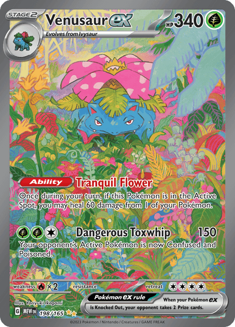 198-165 Venusaur ex Alternative Art MEW 151 ENG NM